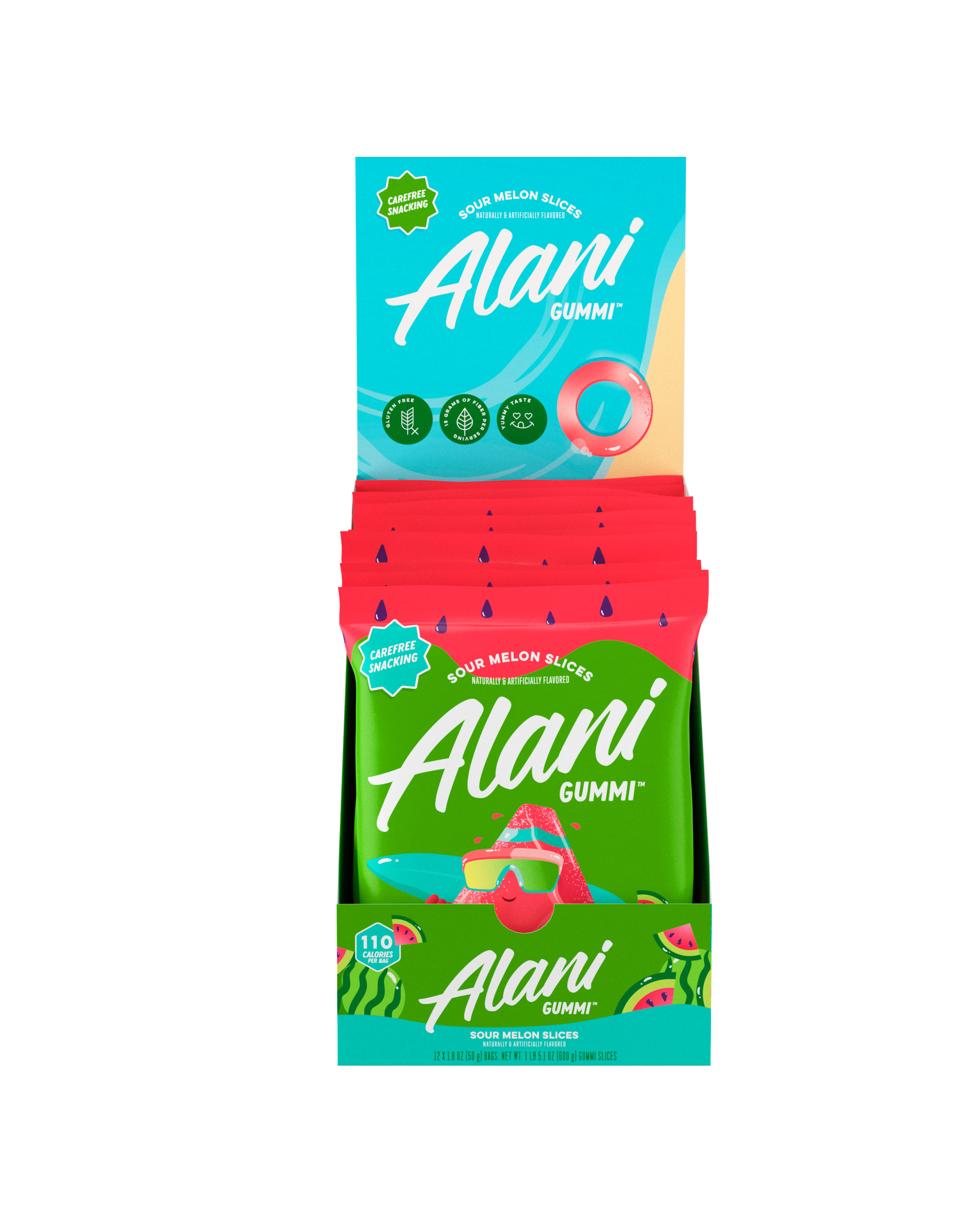 Gummi - Sour Melon Slices